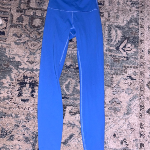 Size 2 Lululemon Wunder Under High Rise Tight 28” Blue Nile - Picture 3 of 5
